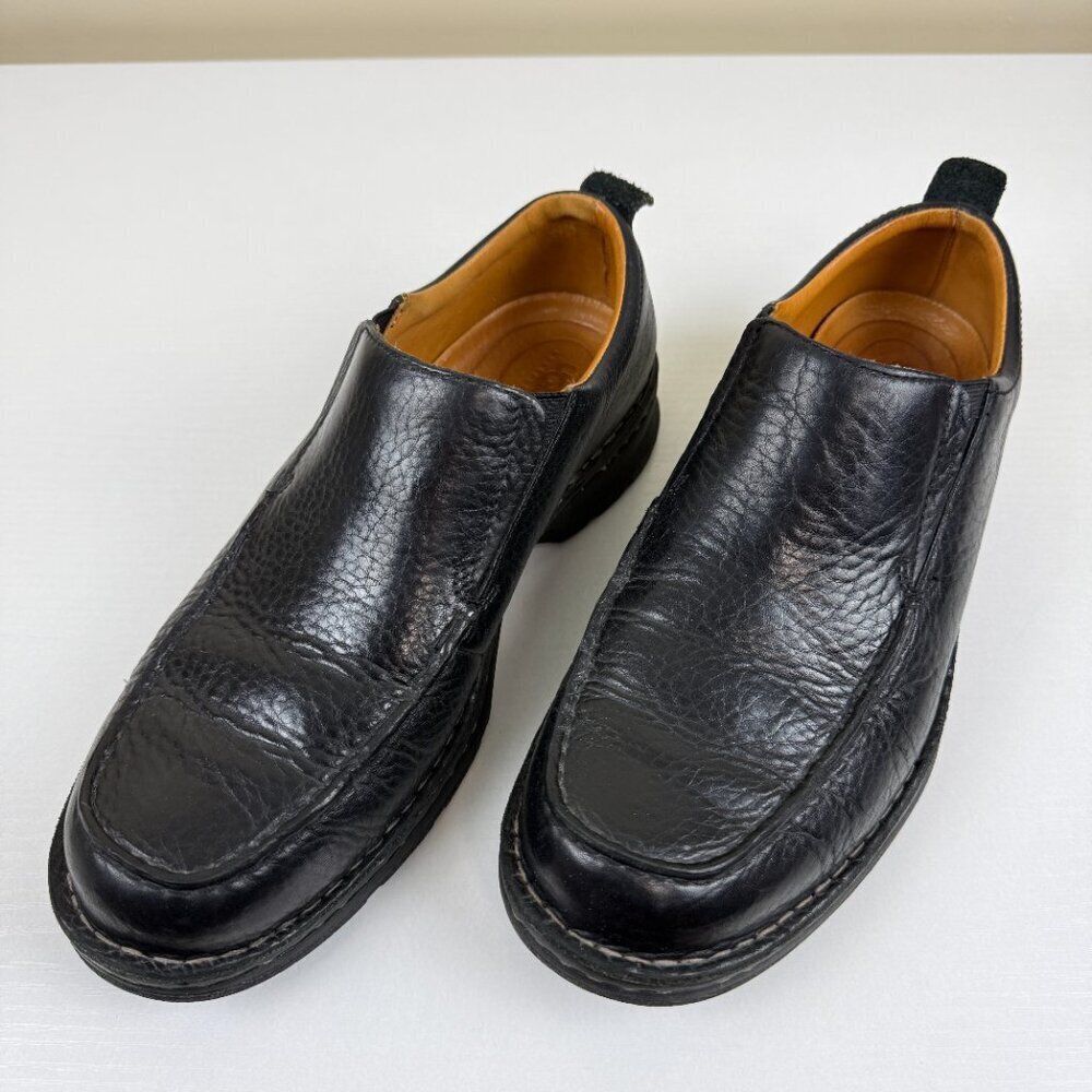 EUC UGG Byrnes Pebbled Black Leather Casual Loafer S/N 5532